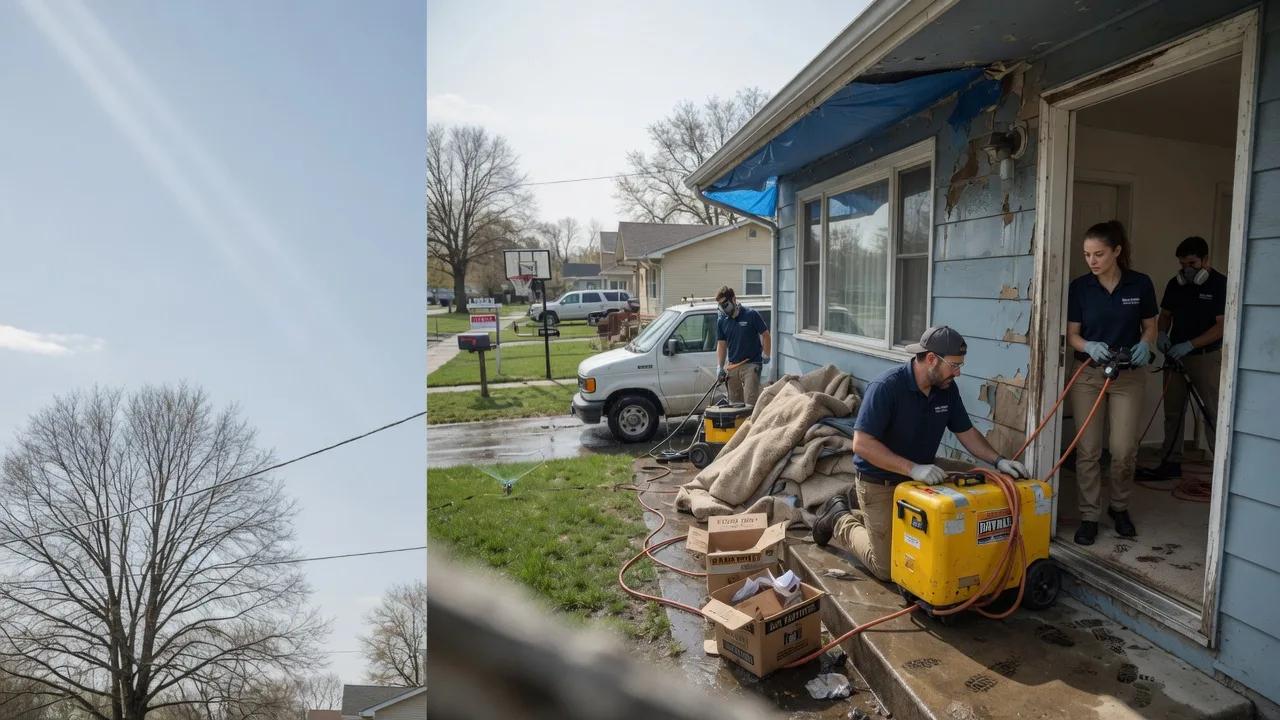 Basement Flood Cleanup in Irvington, KY near me